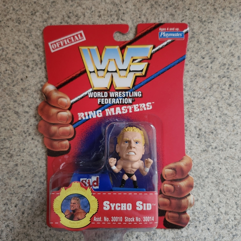 WWE WWF Sycho Sid Ringmasters 1997 Playmates